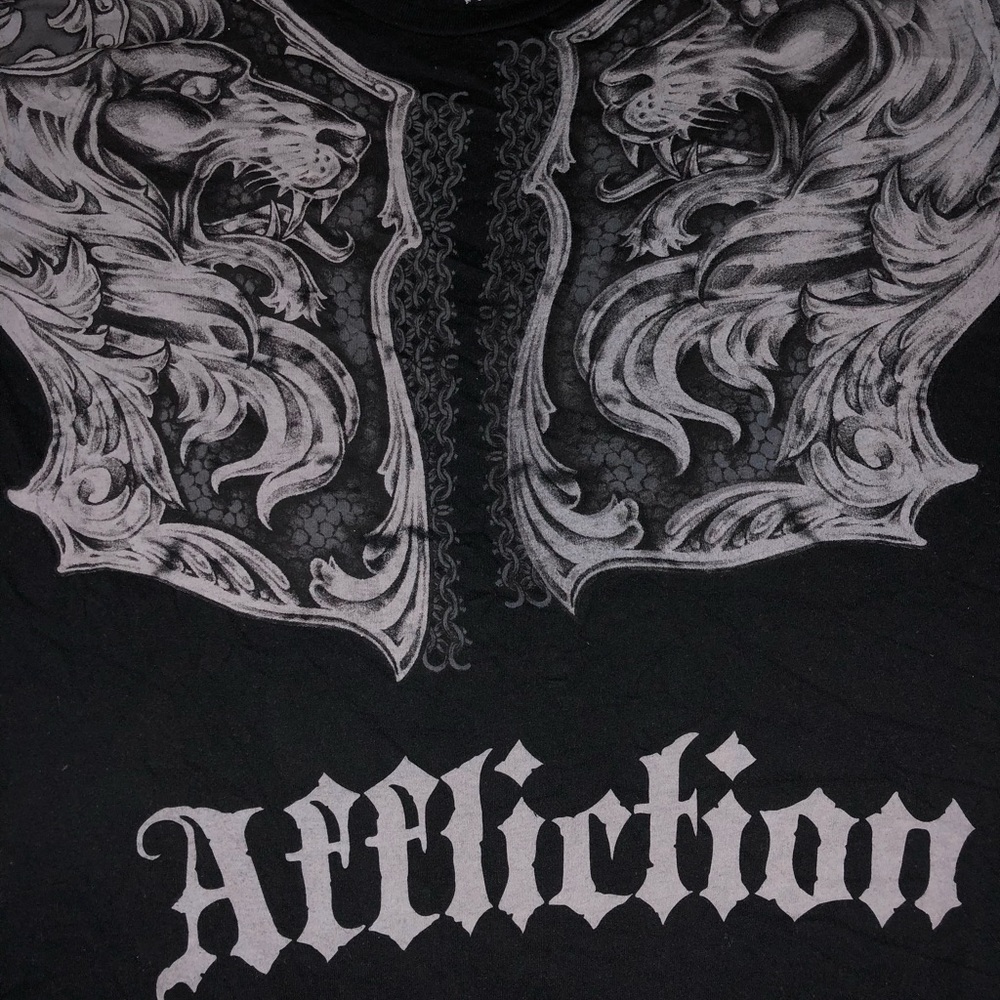 Black Affliction Gladiator Shirt - image 3